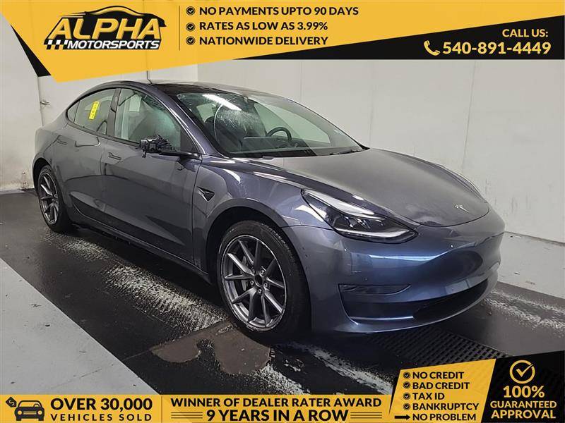 Tesla 2021 M3 Std Range Plus RWD Vin 5YJ3E1EA1MF100587