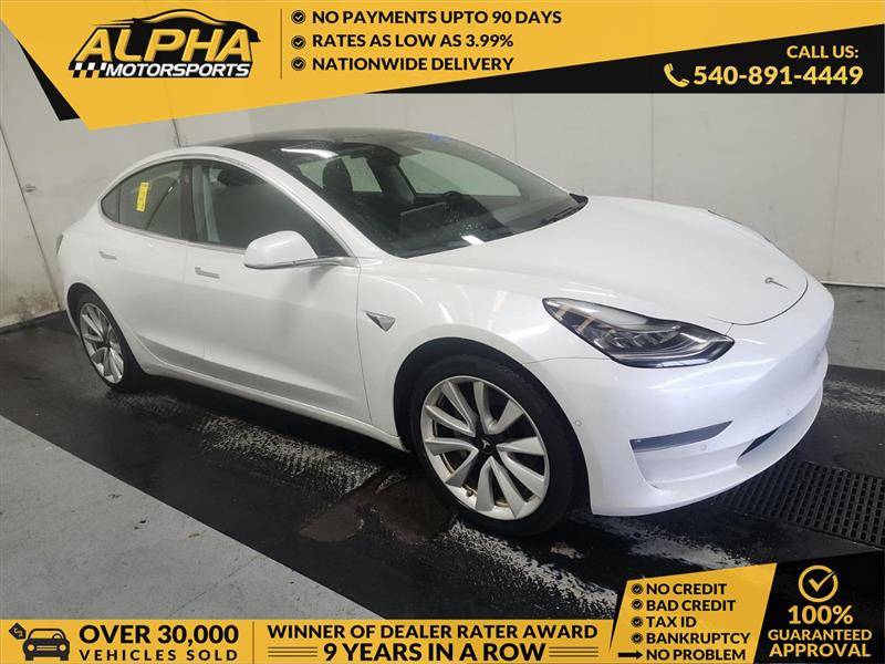 2020 Tesla Model 3 Long Range — Sedan — 94,620 mi — Fredricksburg, VA