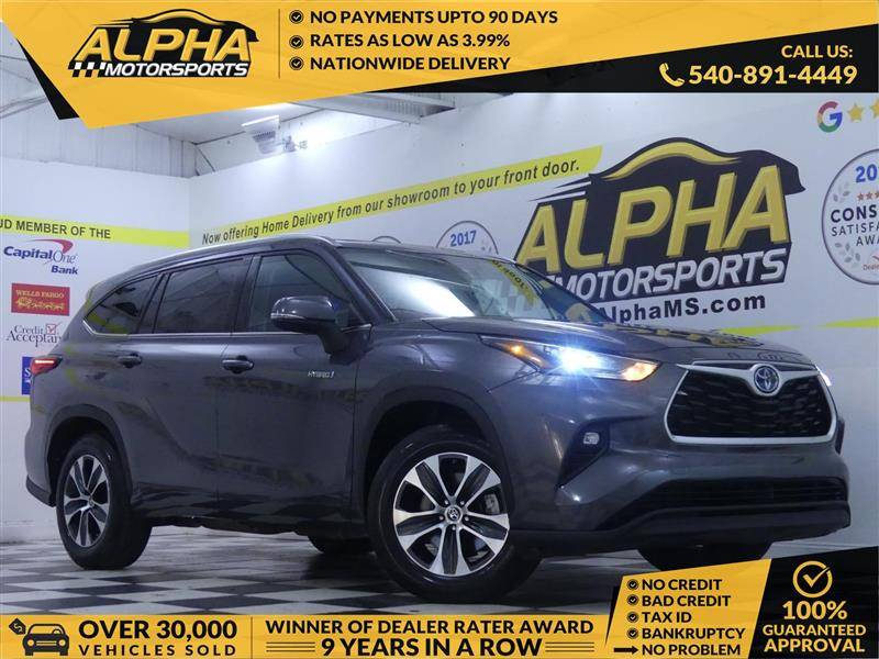 2021 Toyota Highlander Hybrid XLE — SUV — 77,577 mi — Fredricksburg, VA
