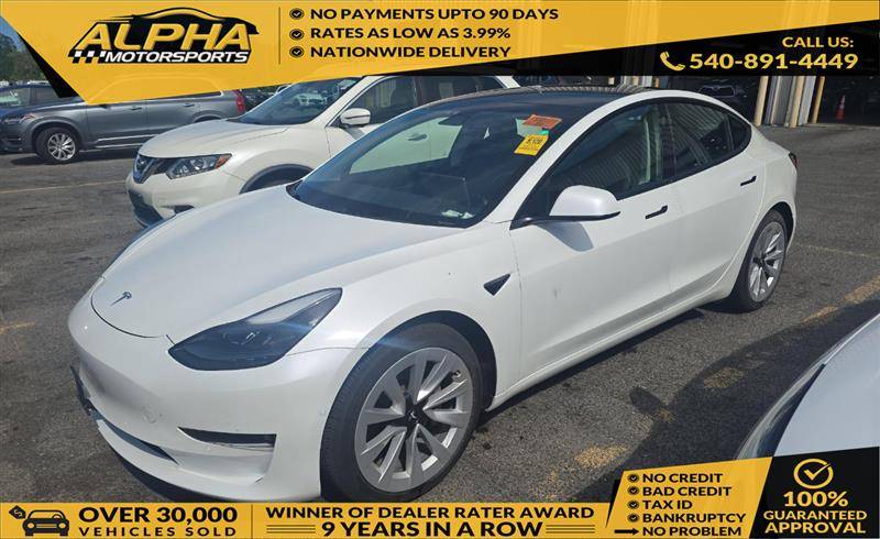 2021 Tesla Model 3 Long Range — Sedan — 25,452 mi — Fredricksburg, VA
