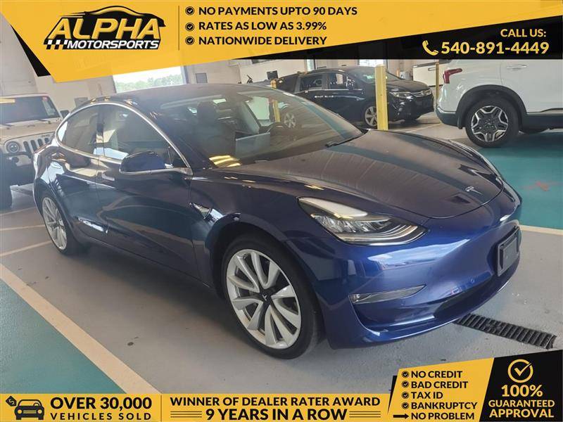 2018 Tesla Model 3 Long Range — Sedan — 46,865 mi — Fredricksburg, VA