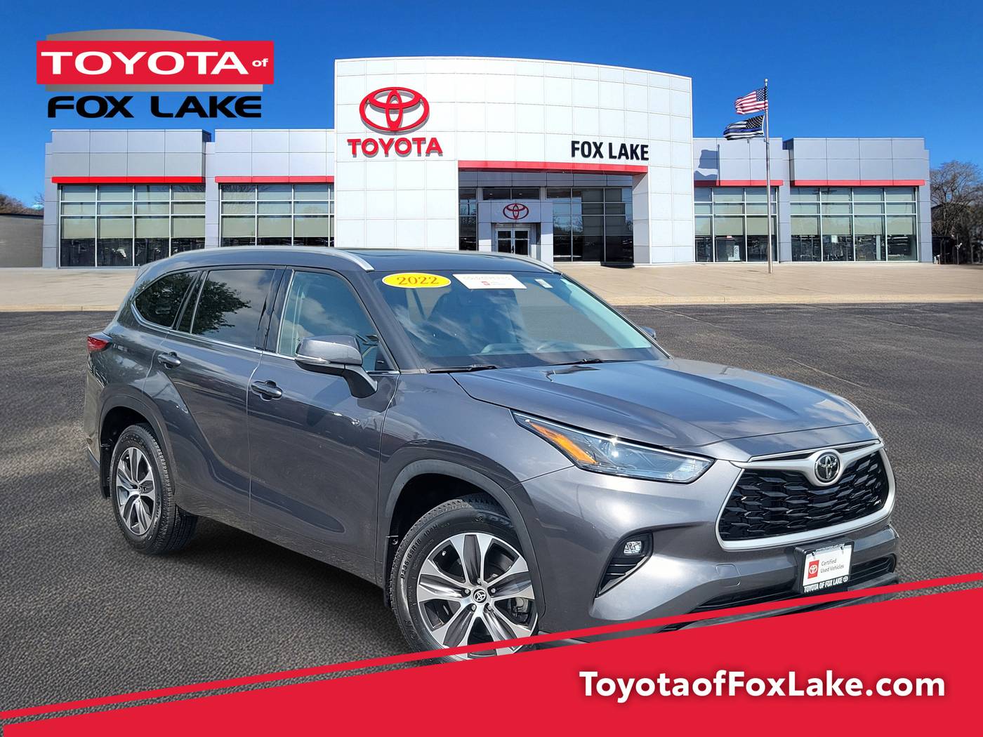 2022 Toyota Highlander XLE — SUV — 28,461 mi — Fox Lake, IL