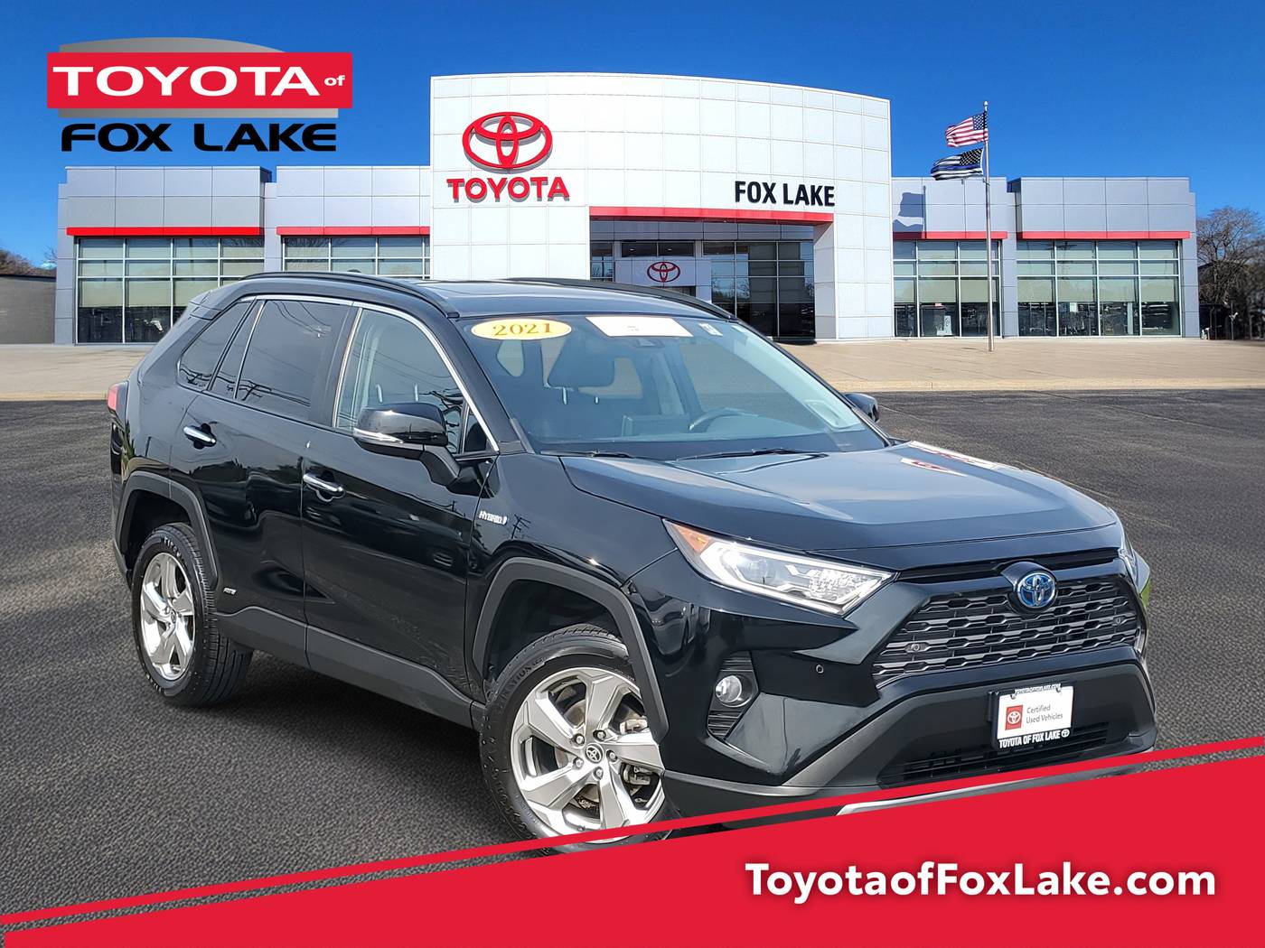 2021 Toyota RAV4 Hybrid Limited — SUV — 65,424 mi — Fox Lake, IL