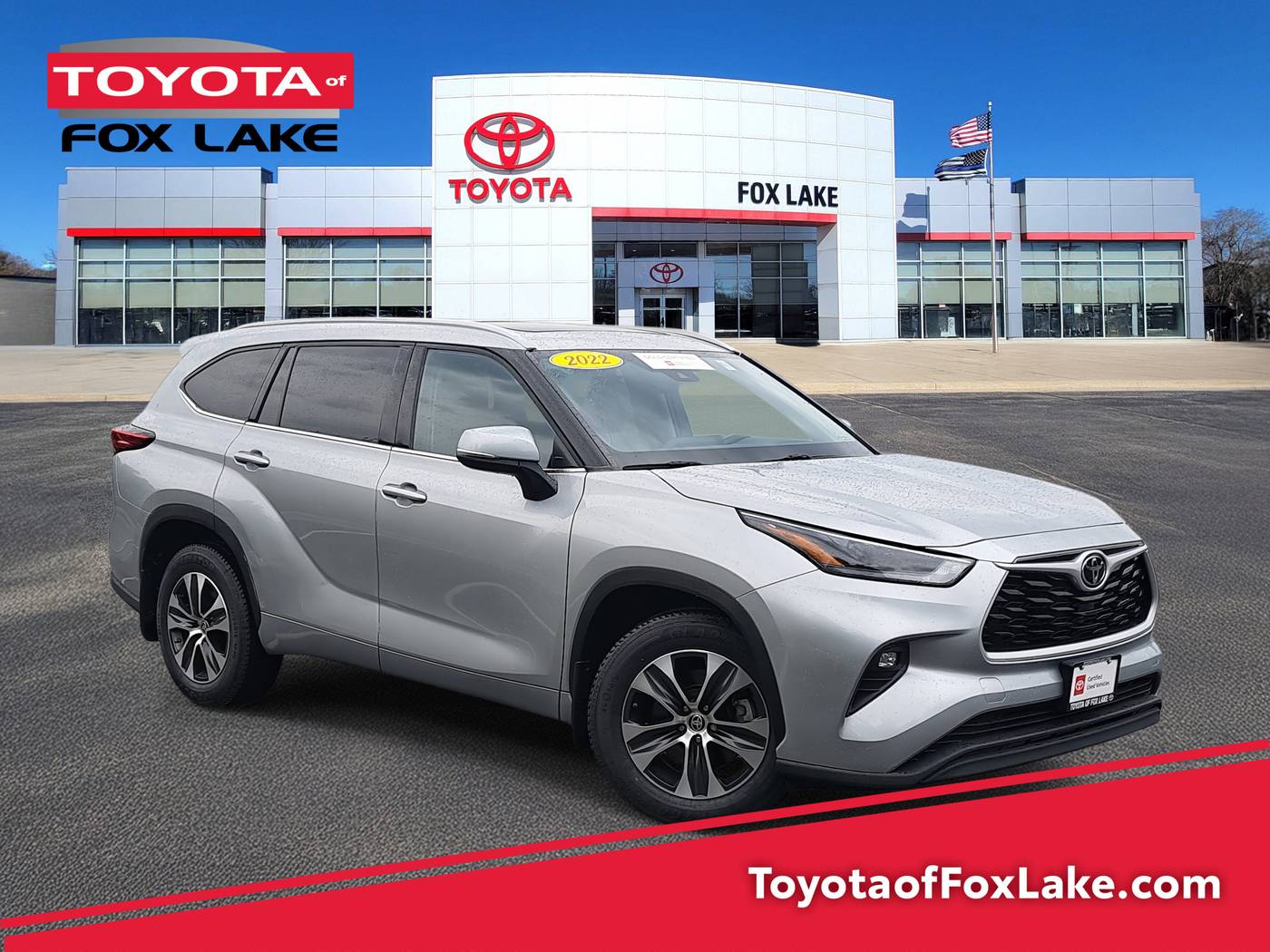 2022 Toyota Highlander XLE — SUV — 45,902 mi — Fox Lake, IL