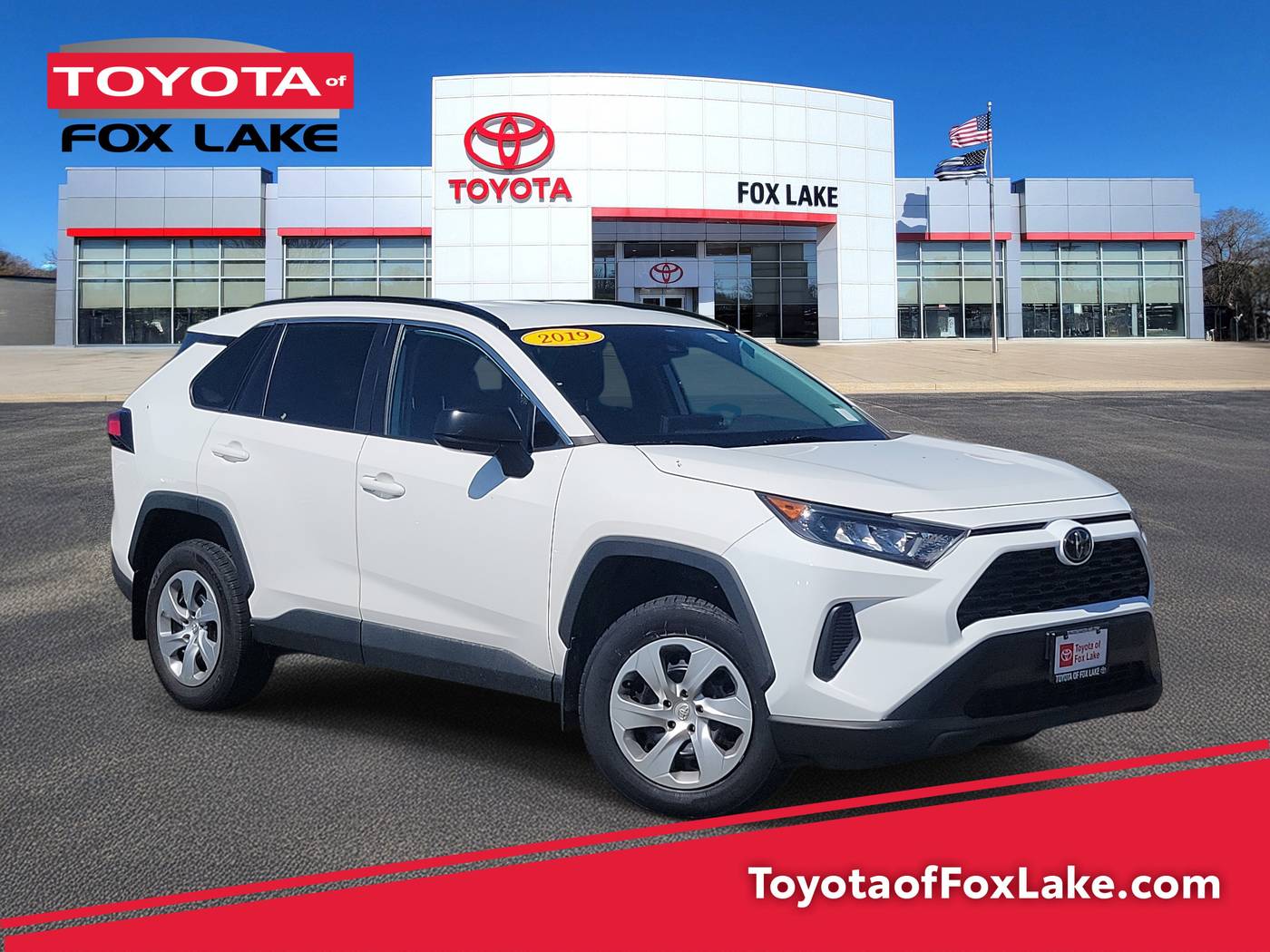 2019 Toyota RAV4 LE — SUV — 85,782 mi — Fox Lake, IL