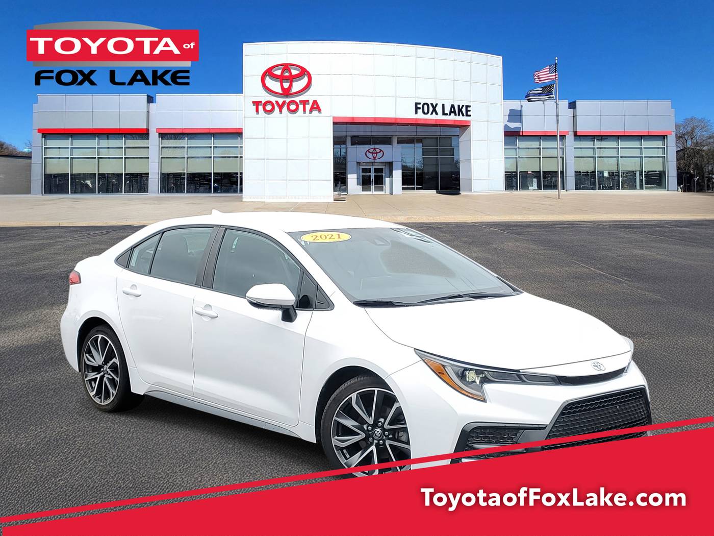 2021 Toyota Corolla SE — Sedan — 63,888 mi — Fox Lake, IL