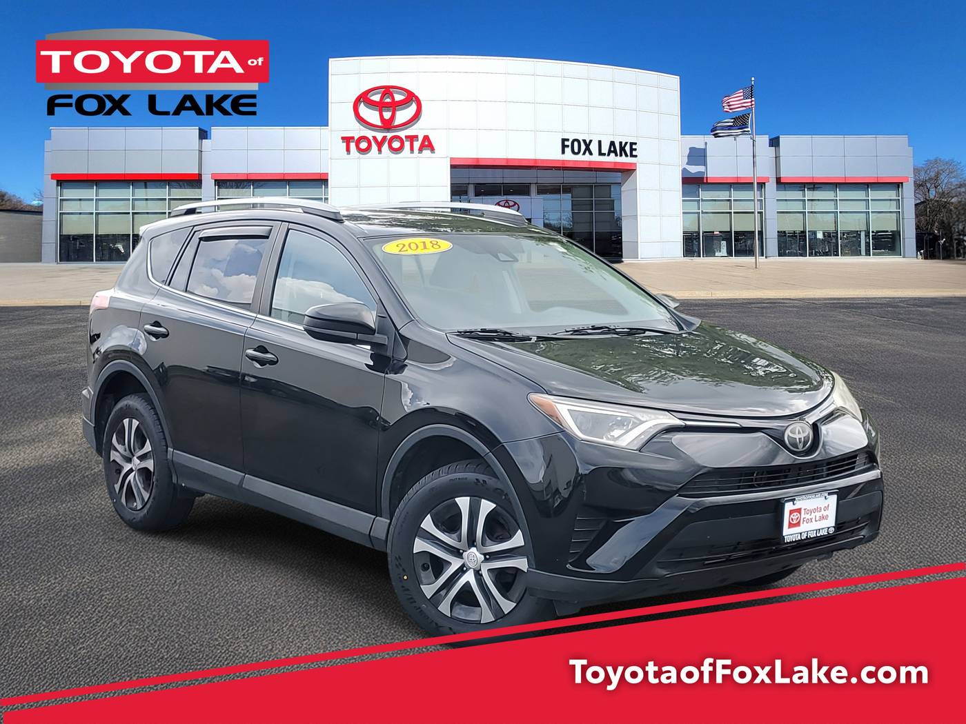 2018 Toyota RAV4 LE — SUV — 72,857 mi — Fox Lake, IL