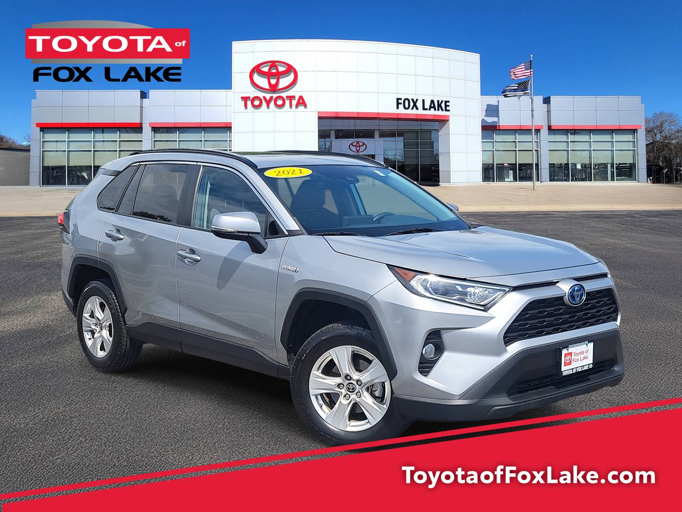 2021 Toyota RAV4 Hybrid XLE — SUV — 73,994 mi — Fox Lake, IL