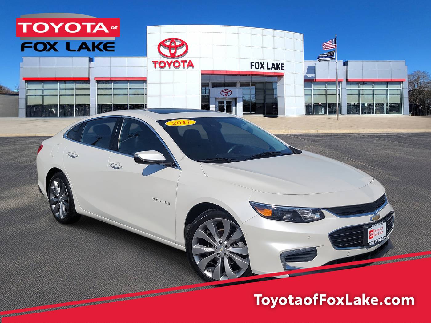 2017 Chevrolet Malibu Premier — Sedan — 103,540 mi — Fox Lake, IL