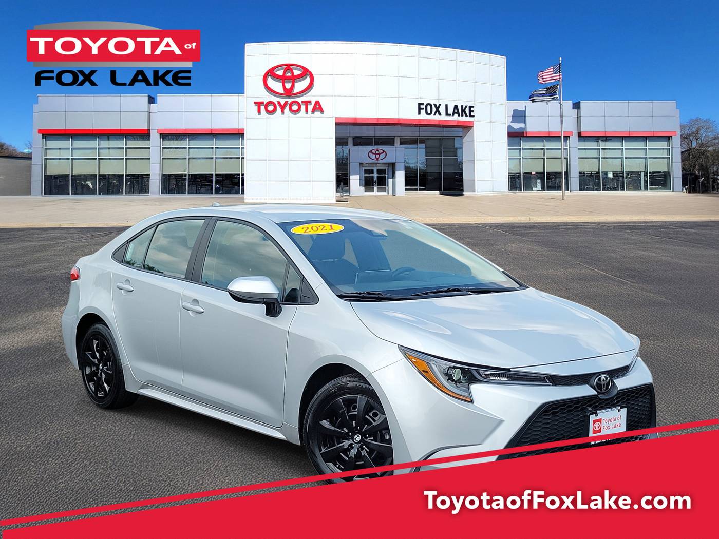 2021 Toyota Corolla LE — Sedan — 63,896 mi — Fox Lake, IL