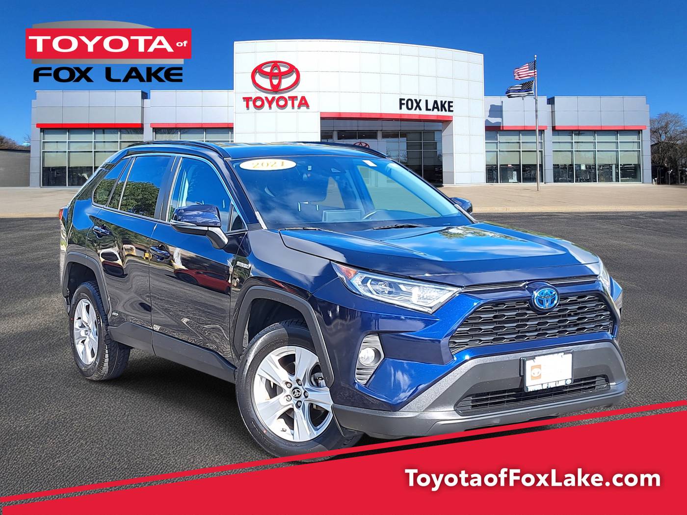 2021 Toyota RAV4 Hybrid XLE — SUV — 73,588 mi — Fox Lake, IL