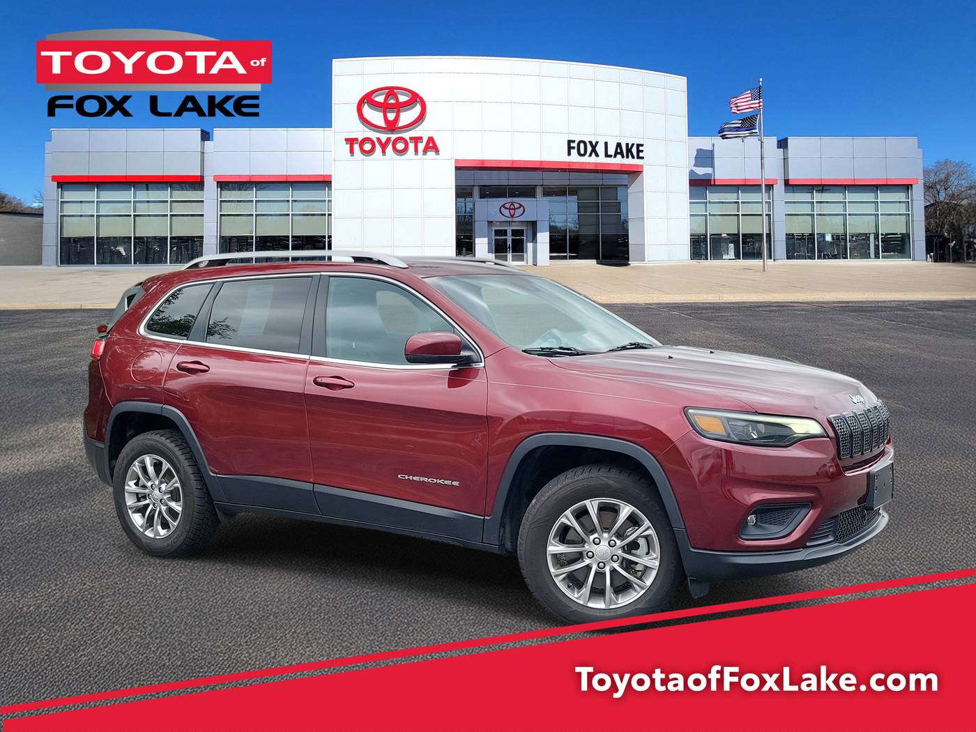 2021 Jeep Cherokee Latitude Lux — SUV — 33,885 mi — Fox Lake, IL