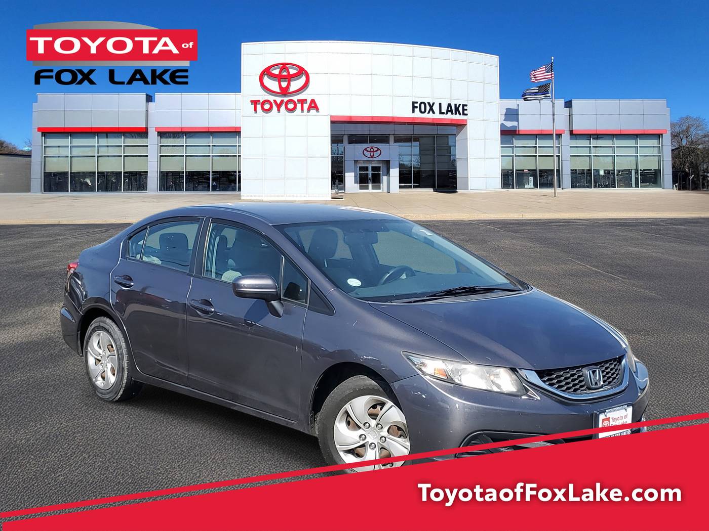 2015 Honda Civic LX — Sedan — 101,689 mi — Fox Lake, IL