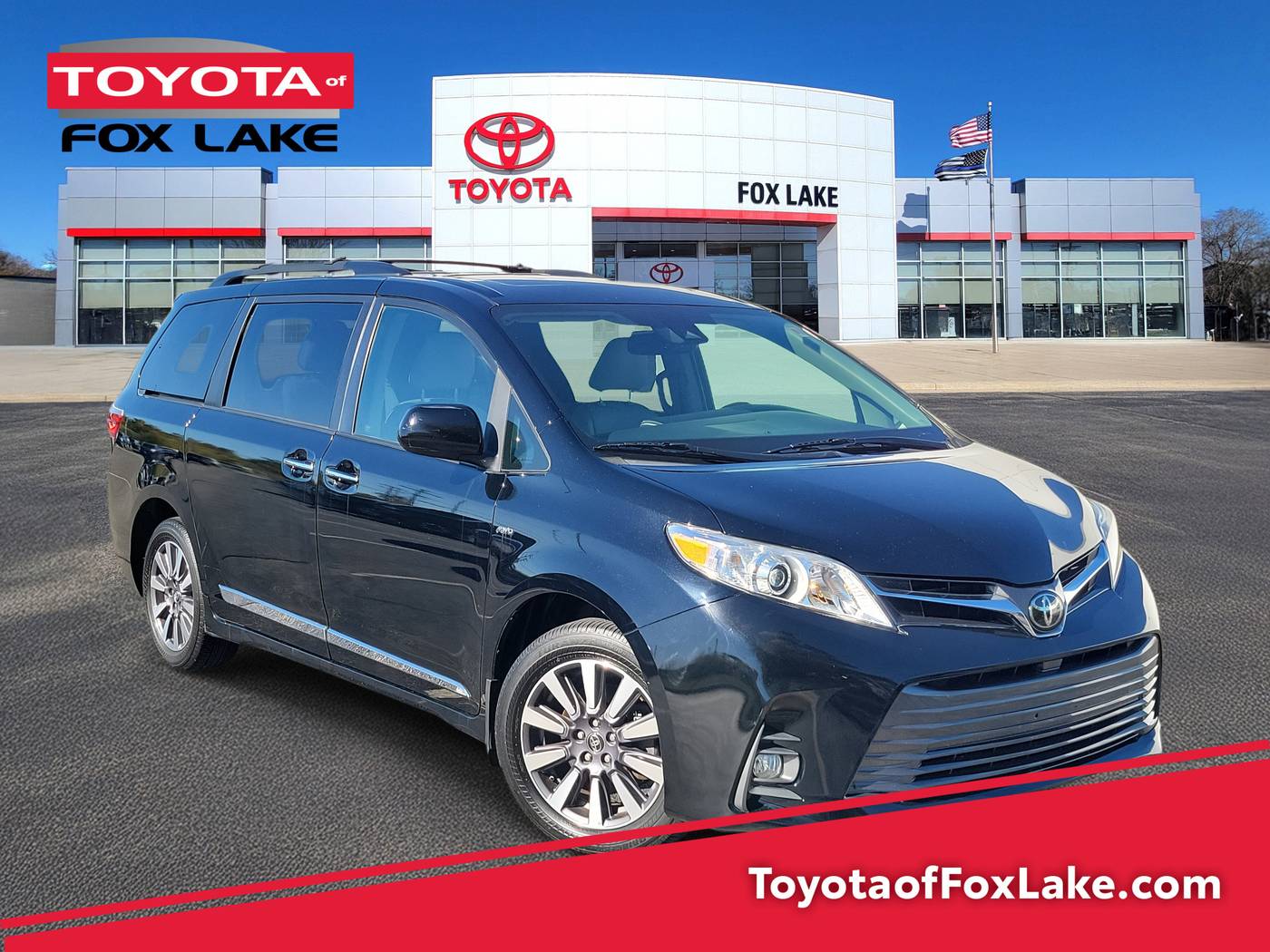 2020 Toyota Sienna XLE — Minivan — 46,854 mi — Fox Lake, IL
