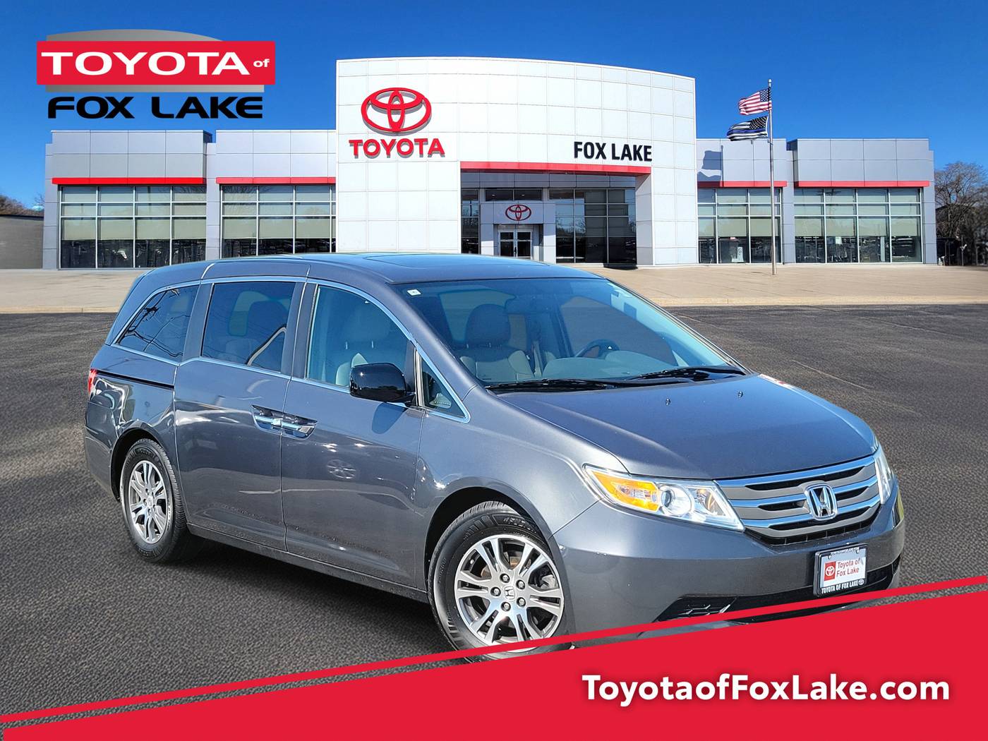 2013 Honda Odyssey EX-L — Minivan — 135,551 mi — Fox Lake, IL