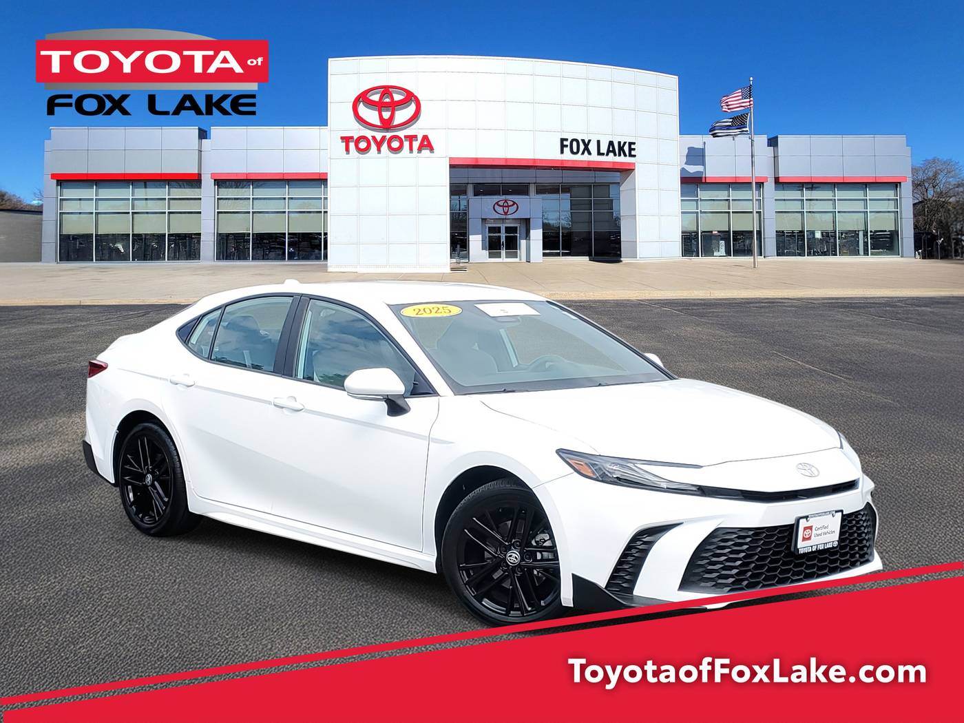 2025 Toyota Camry SE — Sedan — 8,386 mi — Fox Lake, IL