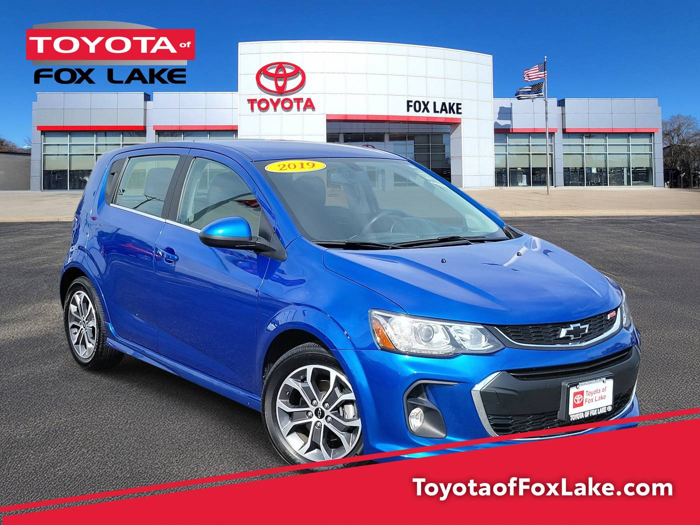 2019 Chevrolet Sonic LT — Hatchback — 66,355 mi — Fox Lake, IL