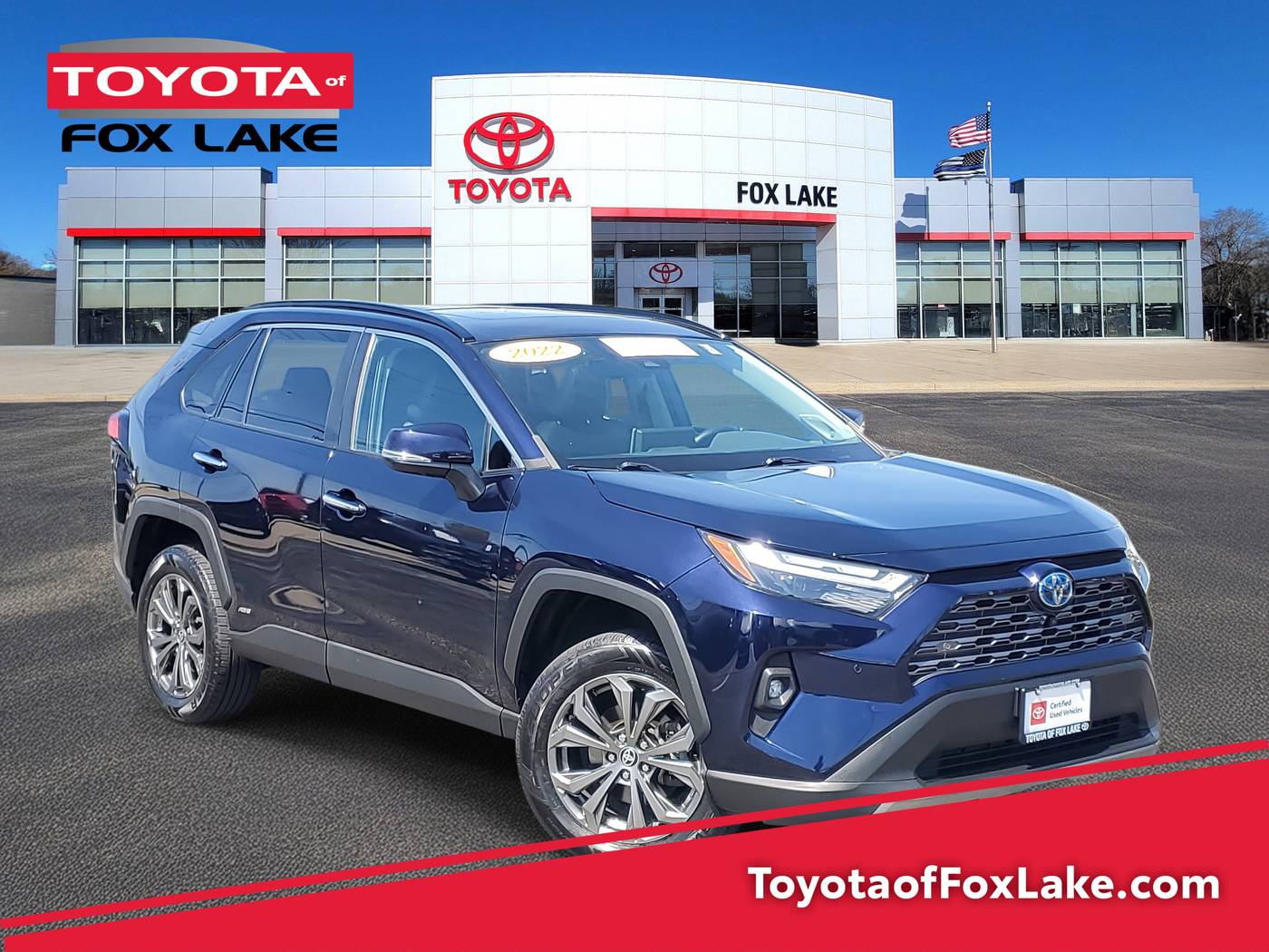 2022 Toyota RAV4 Hybrid Limited — SUV — 70,155 mi — Fox Lake, IL