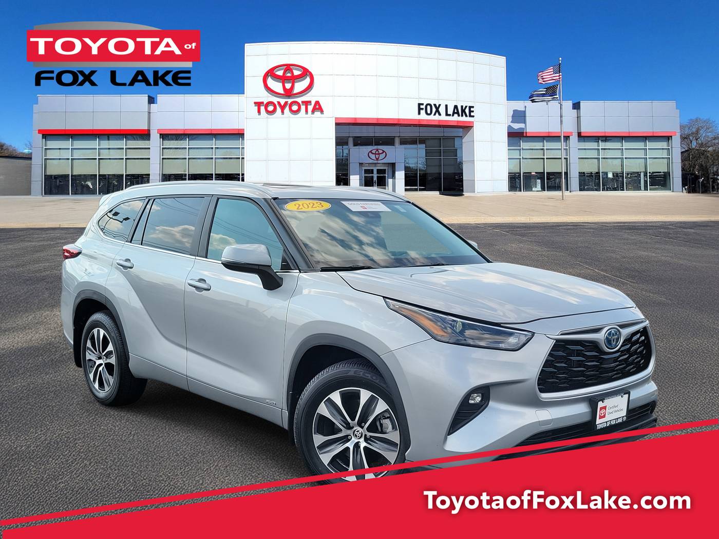 2023 Toyota Highlander Hybrid XLE — SUV — 49,884 mi — Fox Lake, IL