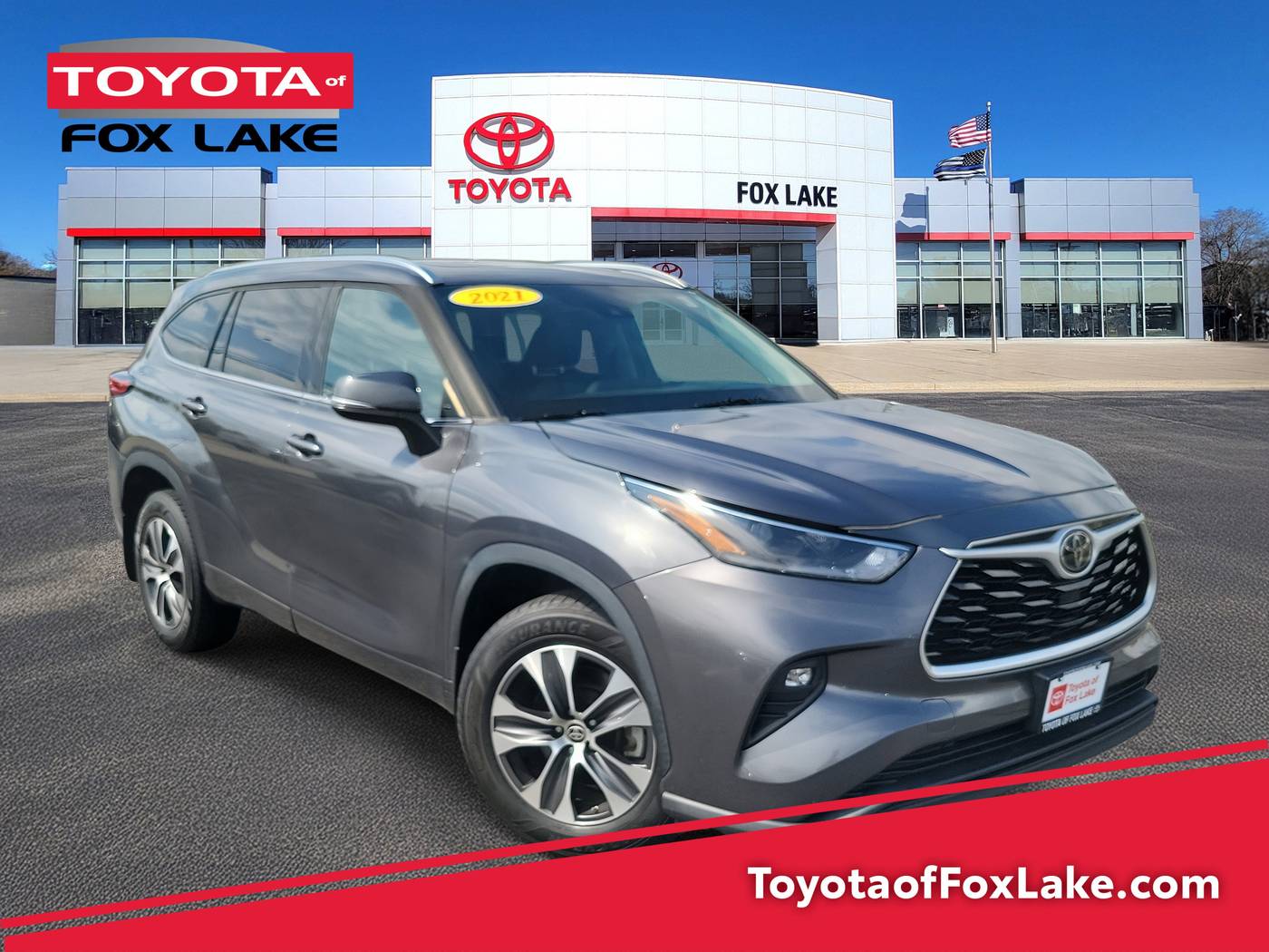 2021 Toyota Highlander XLE — SUV — 63,428 mi — Fox Lake, IL