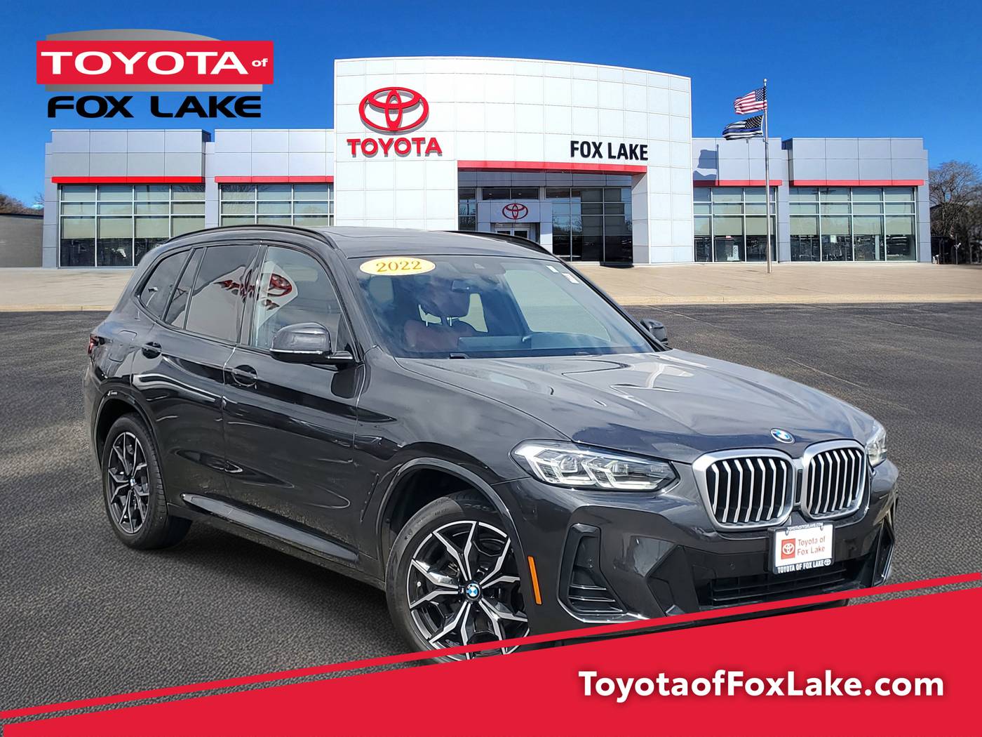 2022 BMW X3 30i — SUV — 74,922 mi — Fox Lake, IL