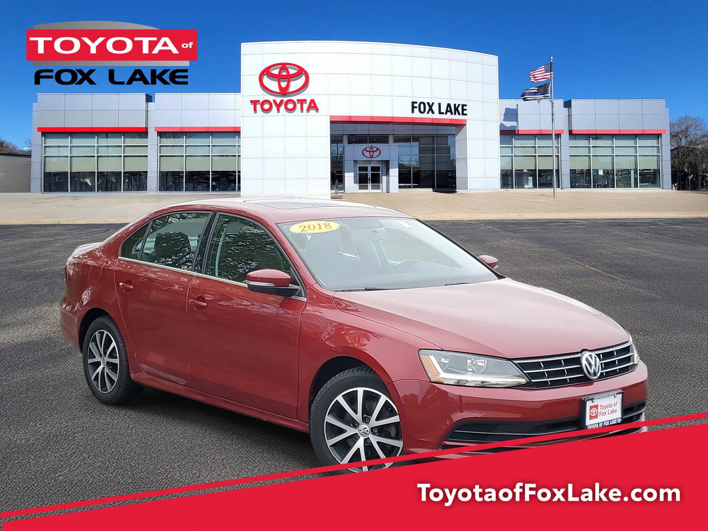 2018 Volkswagen Jetta 1.4T SE — Sedan — 62,077 mi — Fox Lake, IL