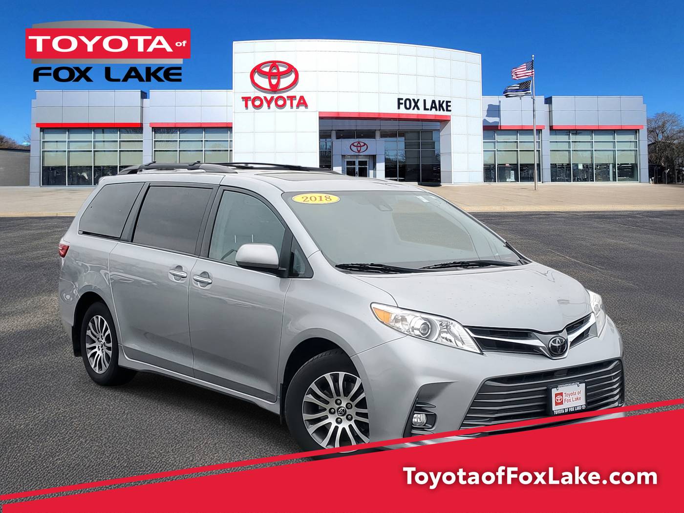 2018 Toyota Sienna XLE — Minivan — 68,914 mi — Fox Lake, IL