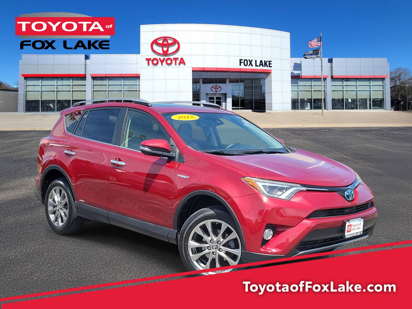 2018 Toyota RAV4 Hybrid Limited — SUV — 98,872 mi — Fox Lake, IL