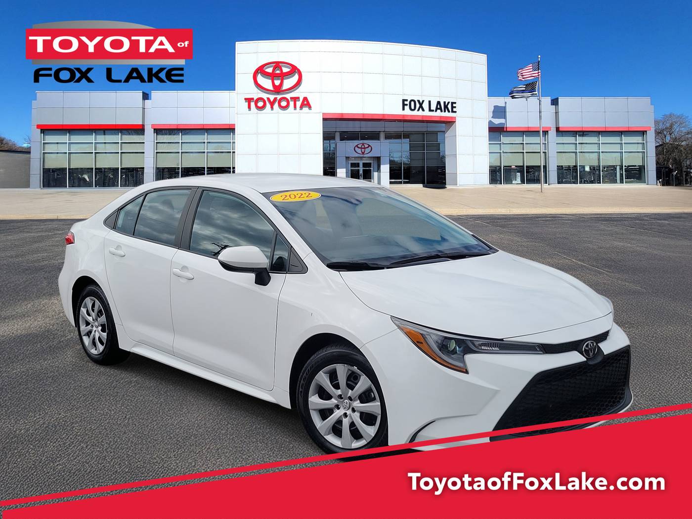 2022 Toyota Corolla LE — Sedan — 68,180 mi — Fox Lake, IL