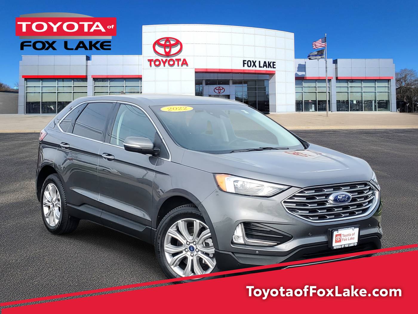 2022 Ford Edge Titanium — SUV — 58,920 mi — Fox Lake, IL