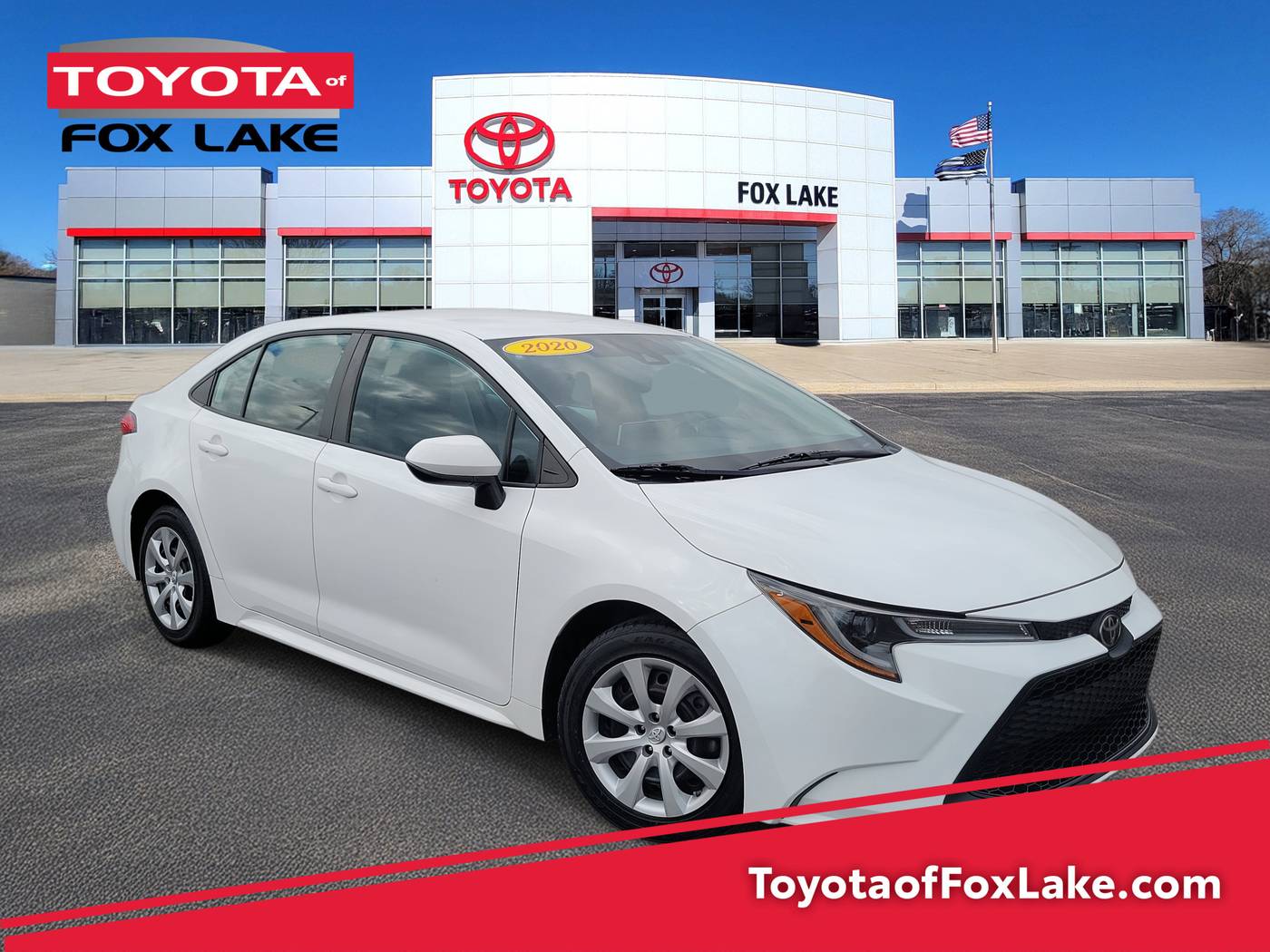 2020 Toyota Corolla LE — Sedan — 69,331 mi — Fox Lake, IL