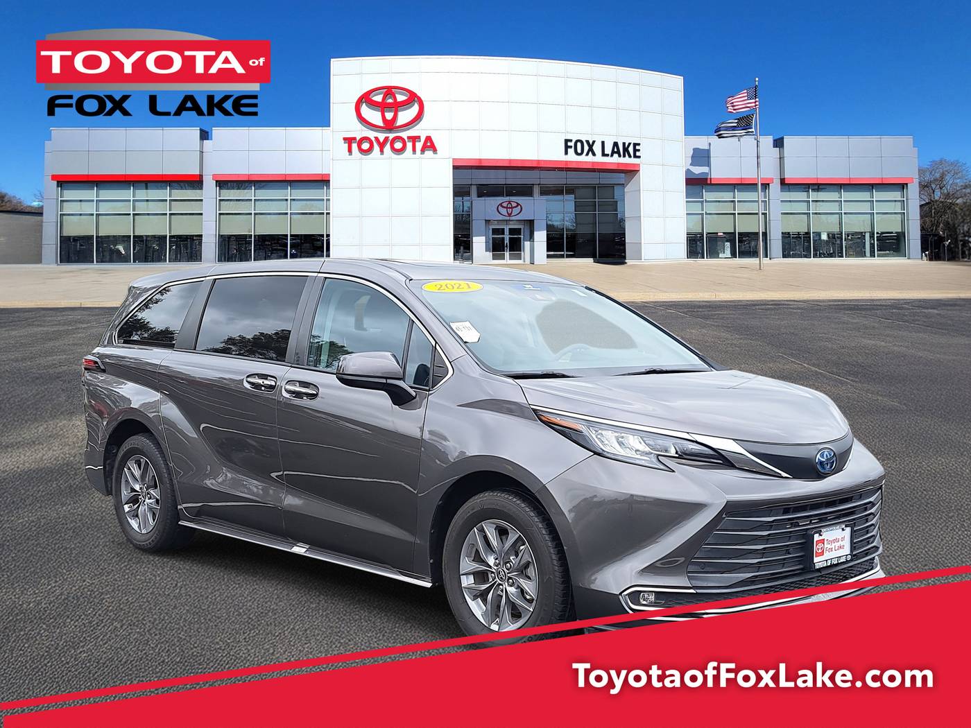 2021 Toyota Sienna XLE — Minivan — 58,125 mi — Fox Lake, IL