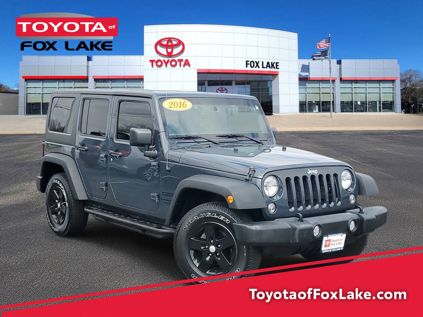 2016 Jeep Wrangler Sport — SUV — 93,993 mi — Fox Lake, IL