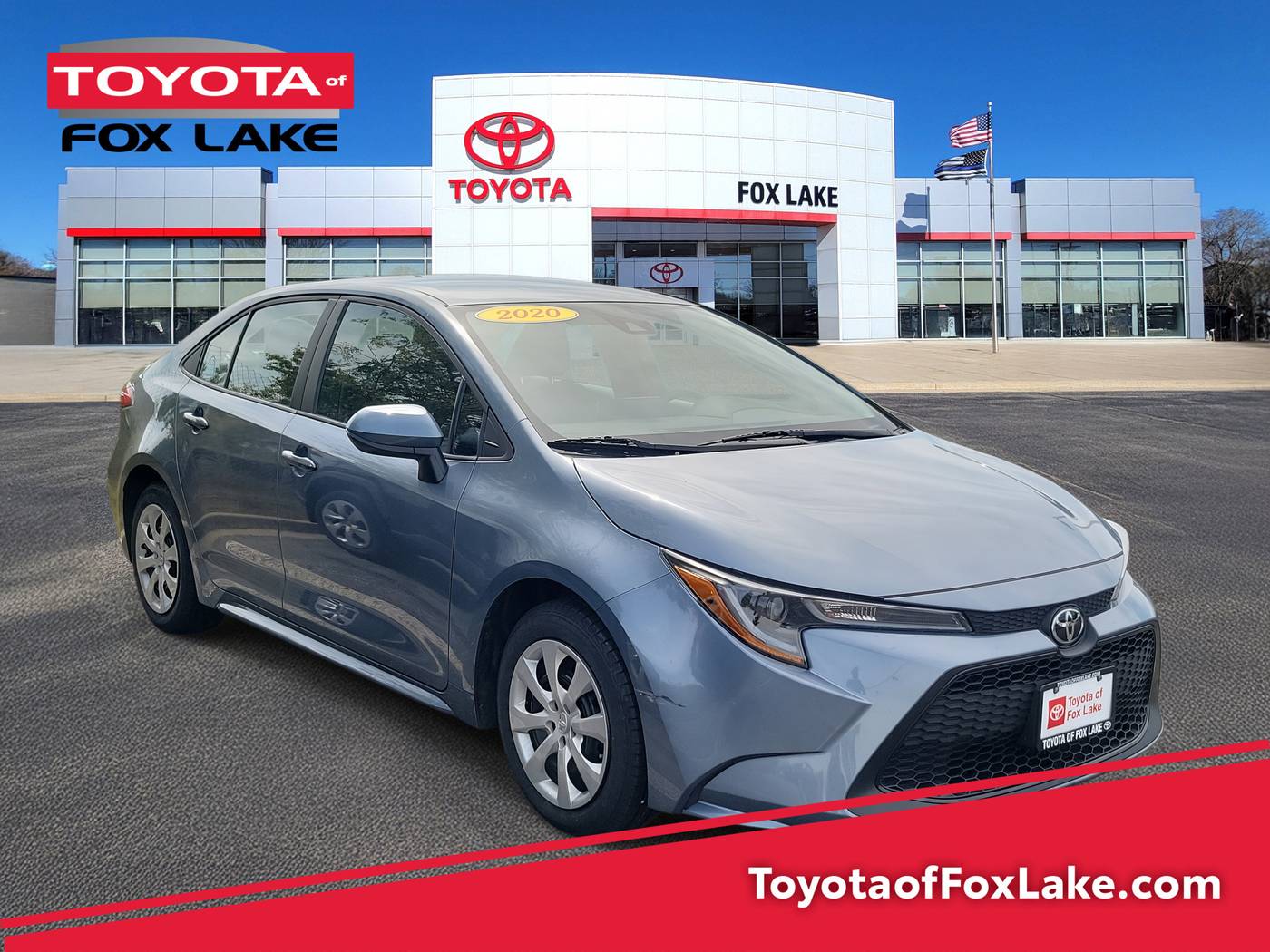 2020 Toyota Corolla LE — Sedan — 38,137 mi — Fox Lake, IL
