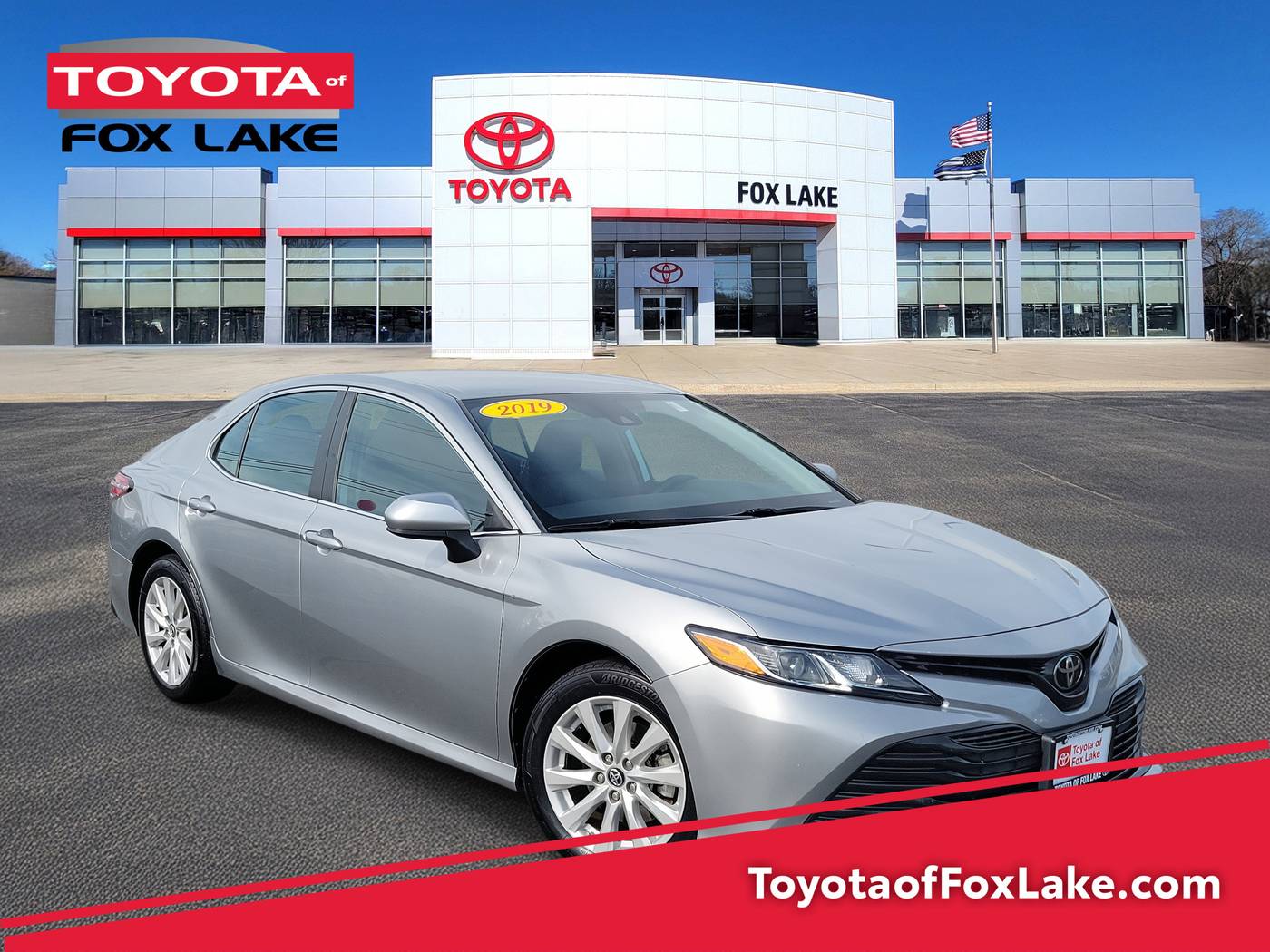 2019 Toyota Camry LE — Sedan — 63,404 mi — Fox Lake, IL