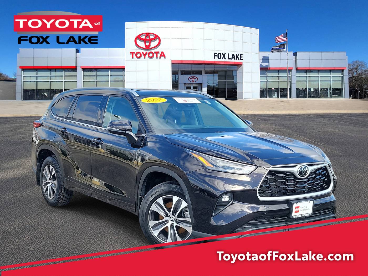 2022 Toyota Highlander XLE — SUV — 45,527 mi — Fox Lake, IL
