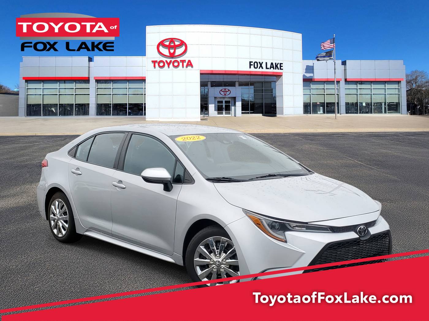 2022 Toyota Corolla LE — Sedan — 59,477 mi — Fox Lake, IL