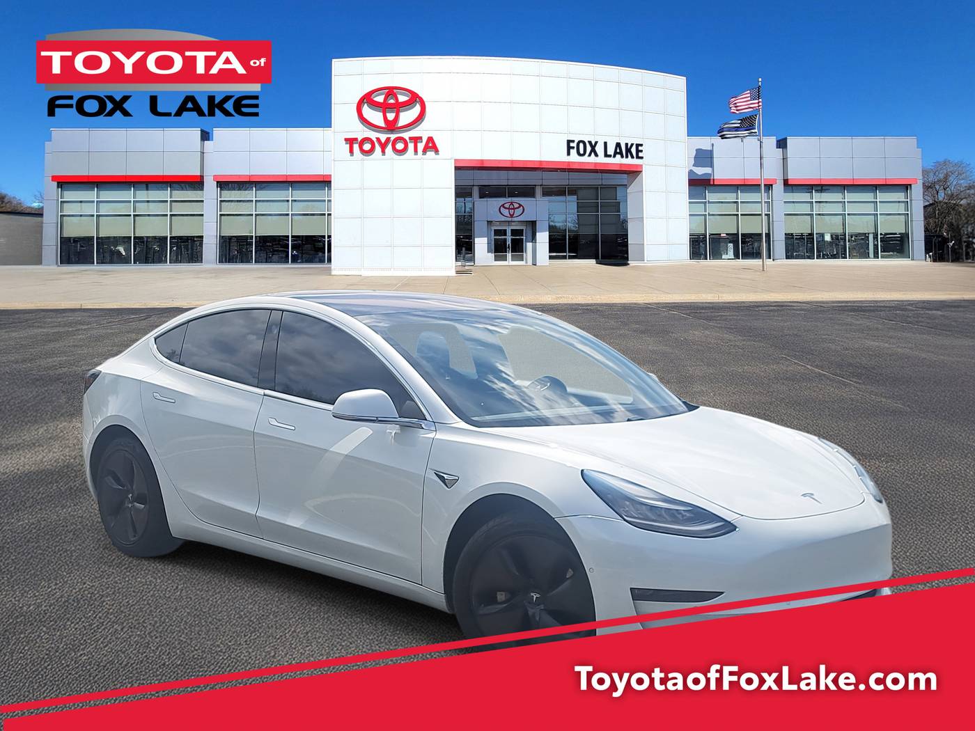 2018 Tesla Model 3 Mid Range — Sedan — 72,566 mi — Fox Lake, IL