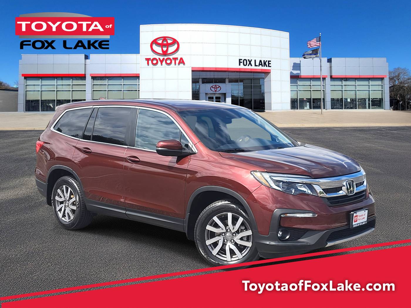 2021 Honda Pilot EX — SUV — 61,664 mi — Fox Lake, IL