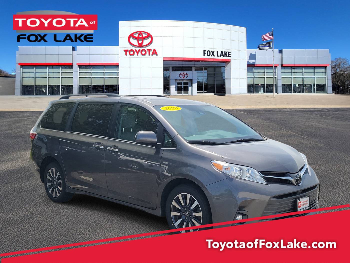 2020 Toyota Sienna XLE — Minivan — 69,483 mi — Fox Lake, IL