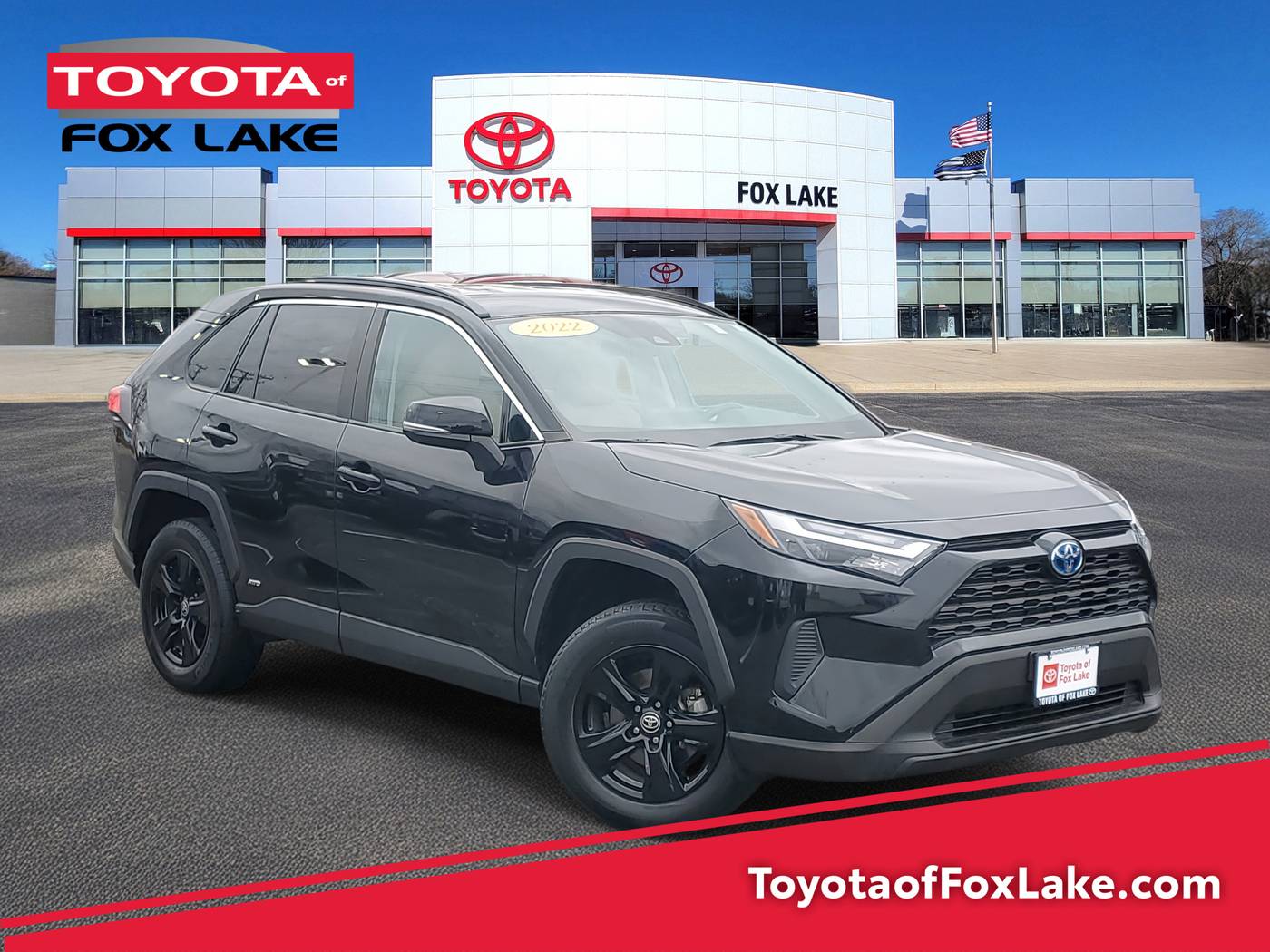 2022 Toyota RAV4 Hybrid XLE — SUV — 75,567 mi — Fox Lake, IL