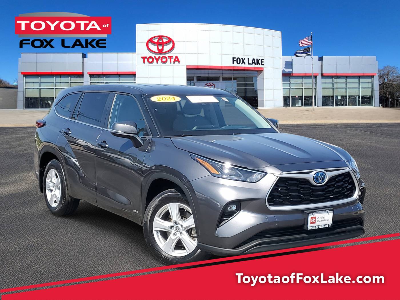 2024 Toyota Highlander Hybrid LE — SUV — 14,441 mi — Fox Lake, IL