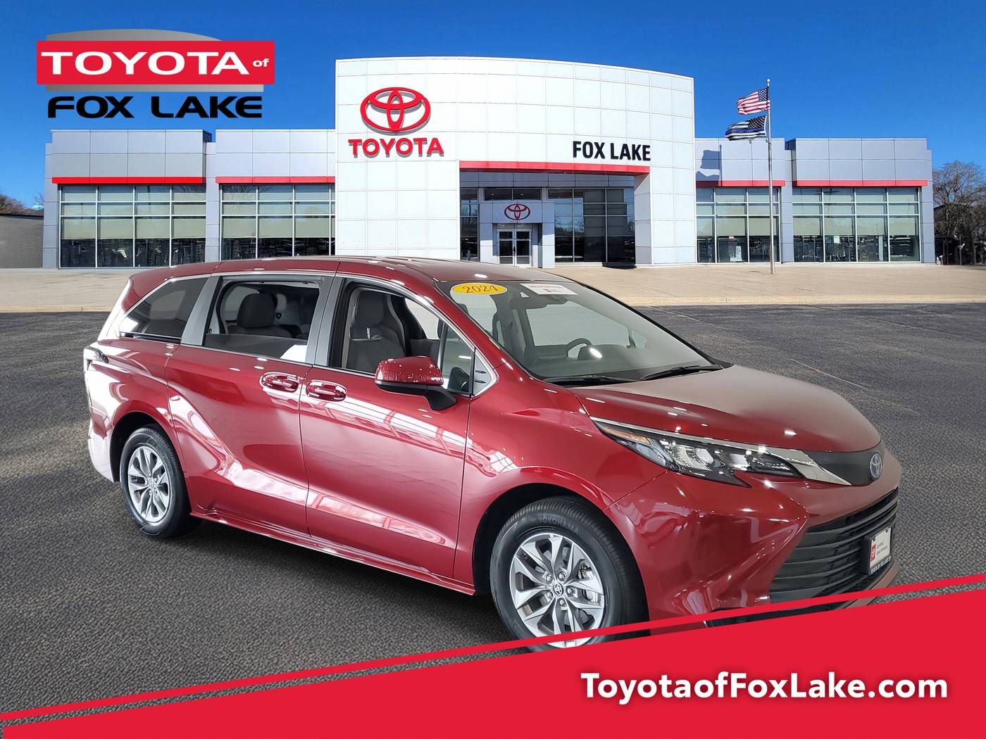 2024 Toyota Sienna LE — Minivan — 6,343 mi — Fox Lake, IL