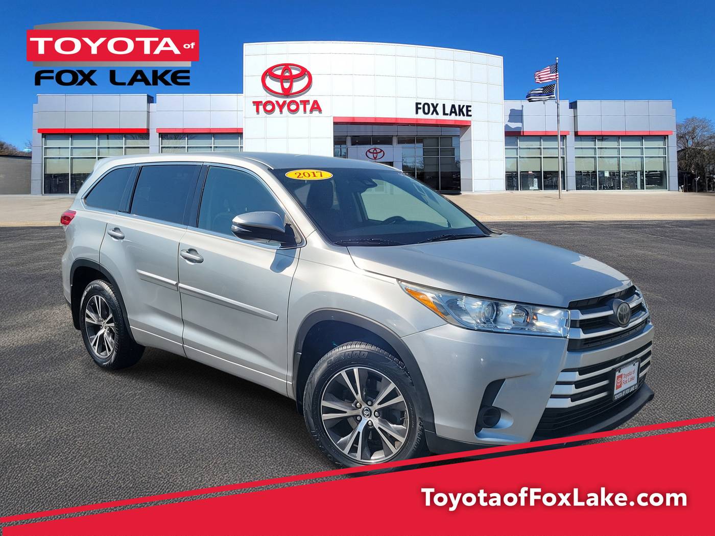 2017 Toyota Highlander LE V6 — SUV — 85,831 mi — Fox Lake, IL