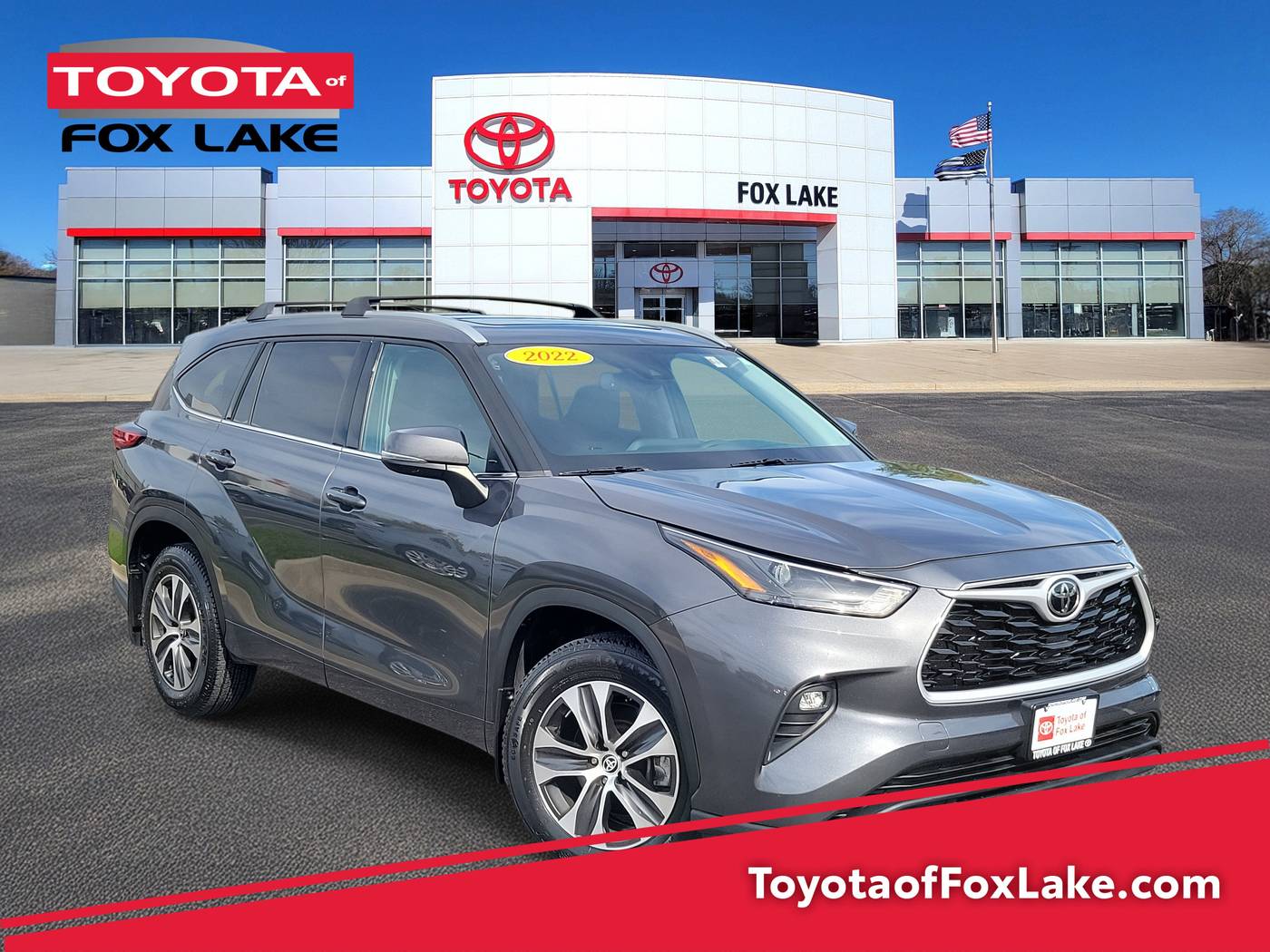 2022 Toyota Highlander XLE — SUV — 52,286 mi — Fox Lake, IL