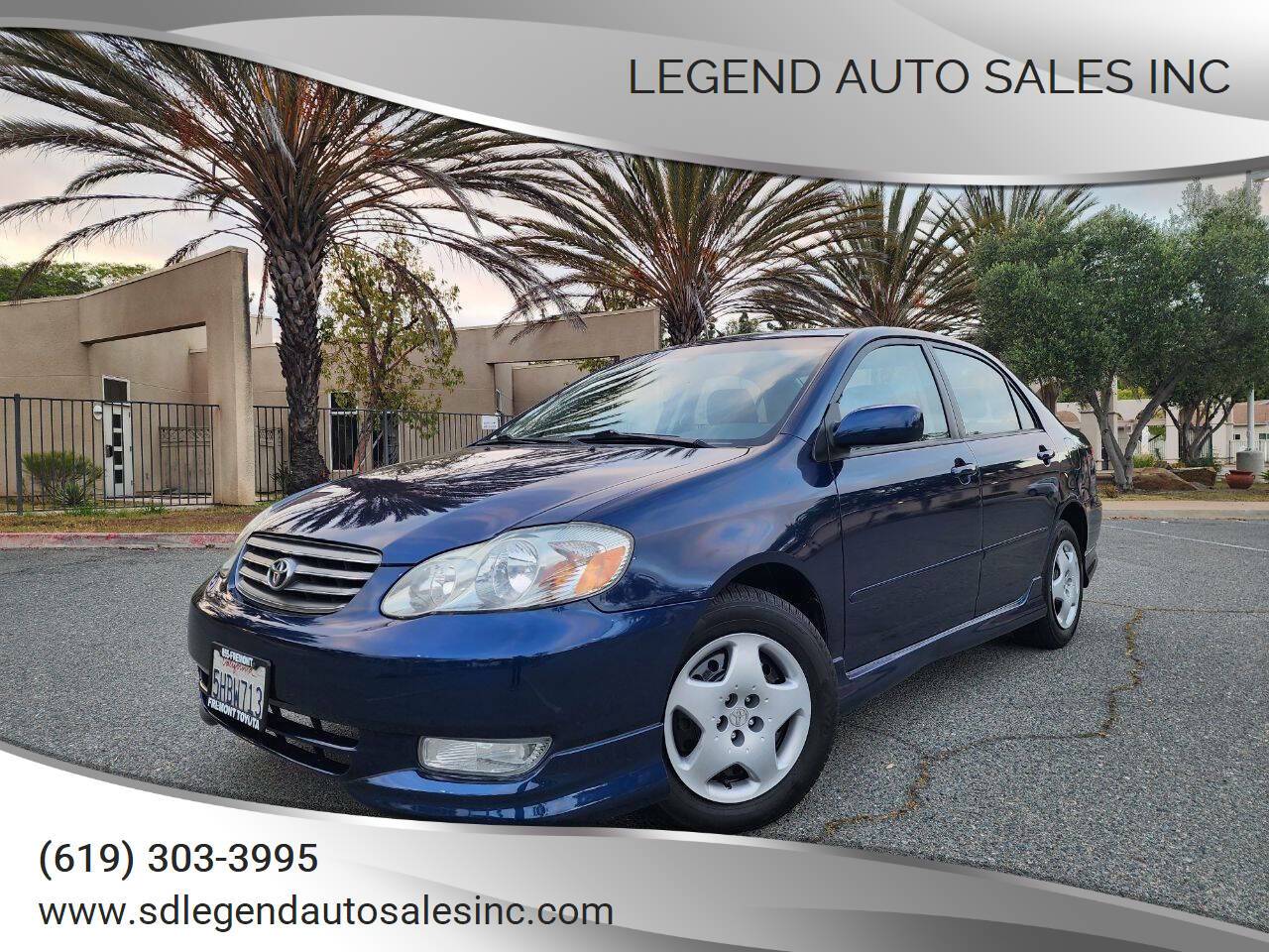 2004 Toyota Corolla S — Sedan — 132,000 mi — Lemon Grove, CA