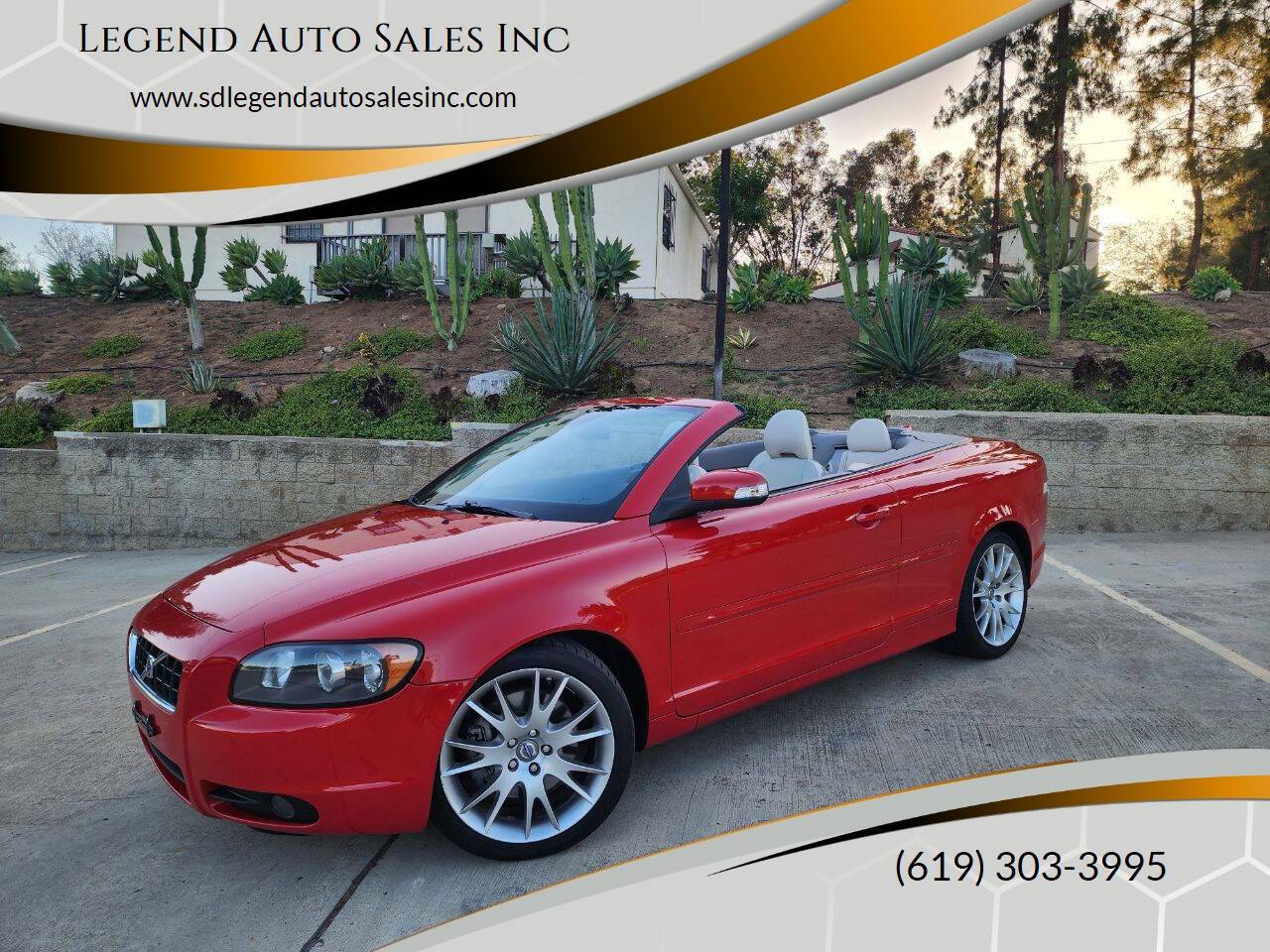 2008 Volvo C70 T5 — Convertible — 113,000 mi — Lemon Grove, CA
