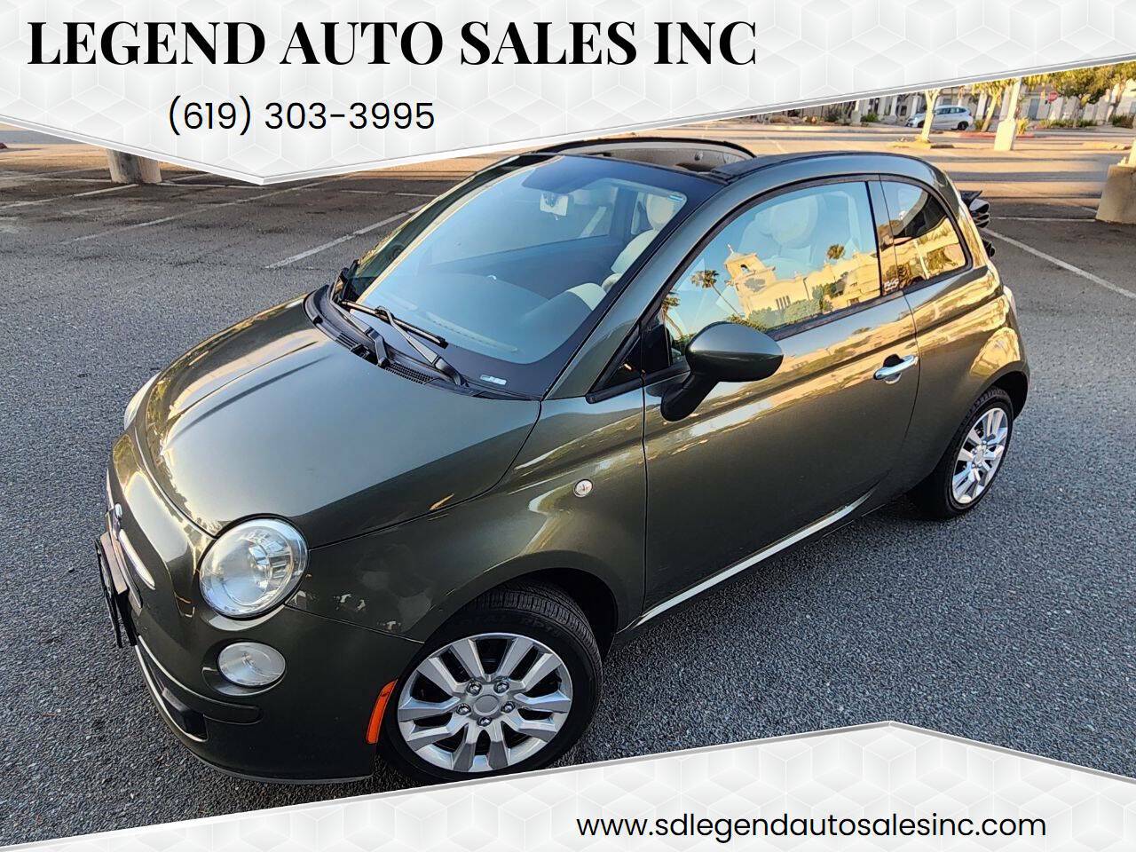 2012 FIAT 500 Pop — Convertible — 121,000 mi — Lemon Grove, CA