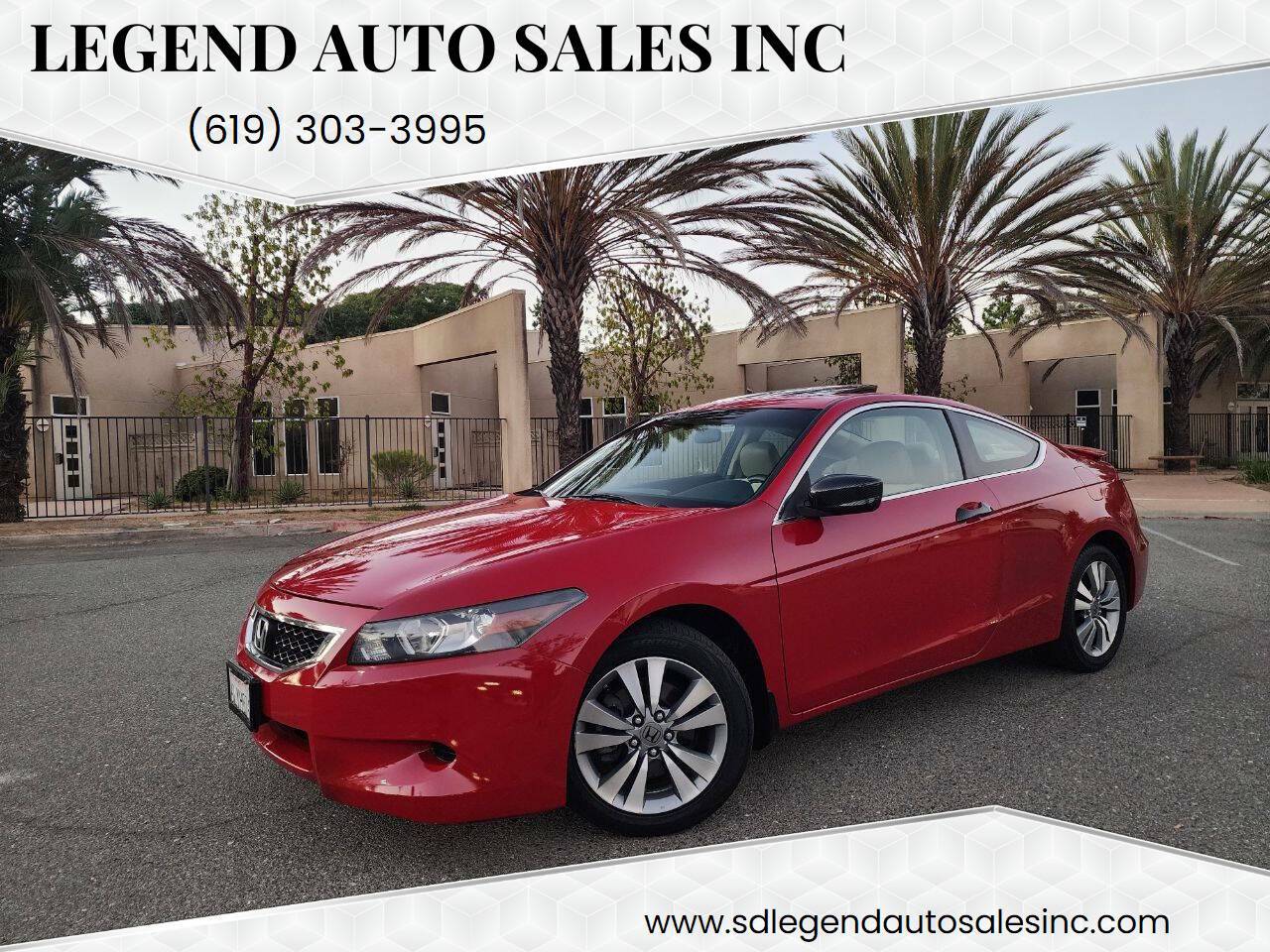 2010 Honda Accord EX-L — Coupe — 101,000 mi — Lemon Grove, CA