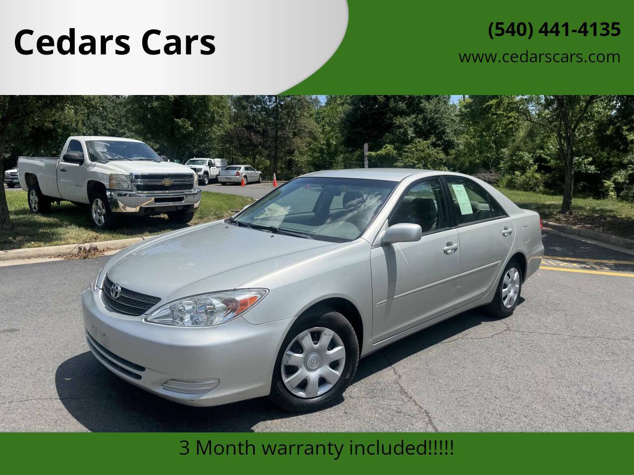 2002 Toyota Camry SE — Sedan — 85,900 mi — Chantilly, VA